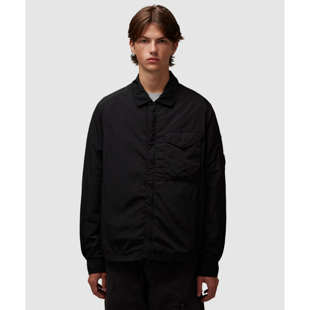 CP Company Chrome R Full Zip Overshirt 18CMOS095A