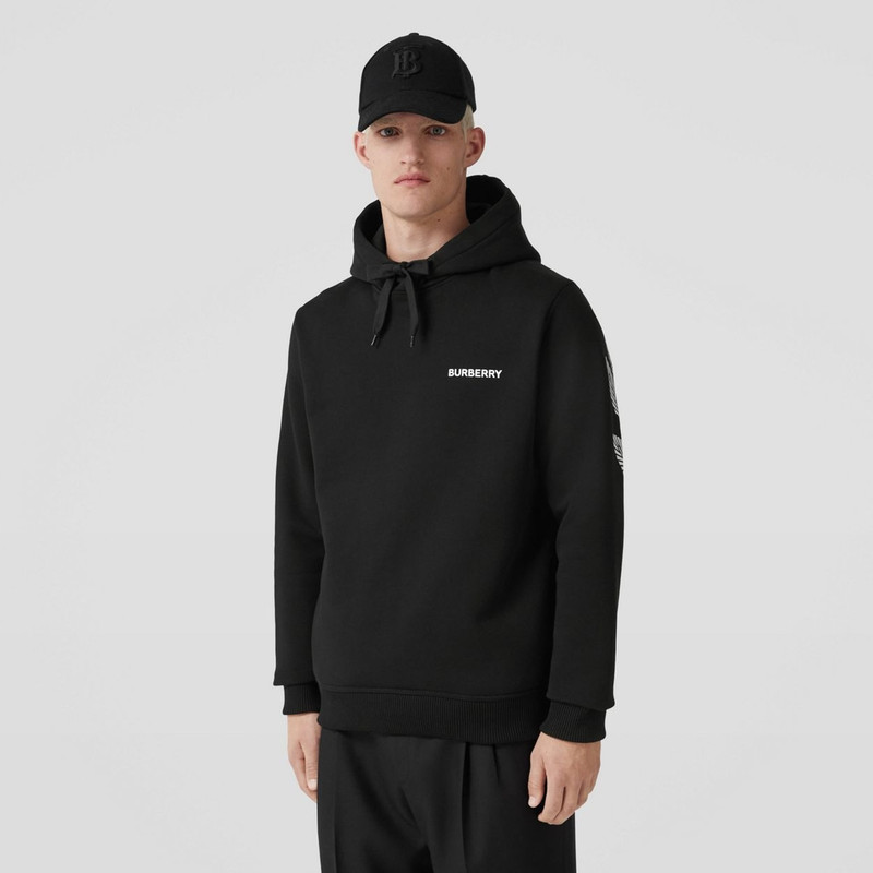 BURBERRY Avondale EKD Print Cotton Blend Hoodie 8057967