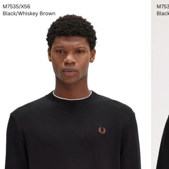 Fred Perry Crew Neck Sweatshirt Sweater M7535