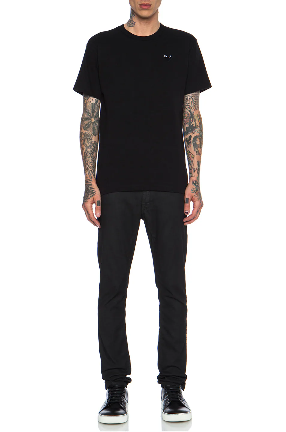 PLAY CDG COMME des GARCONS T SHIRT kaos cowo AXT064