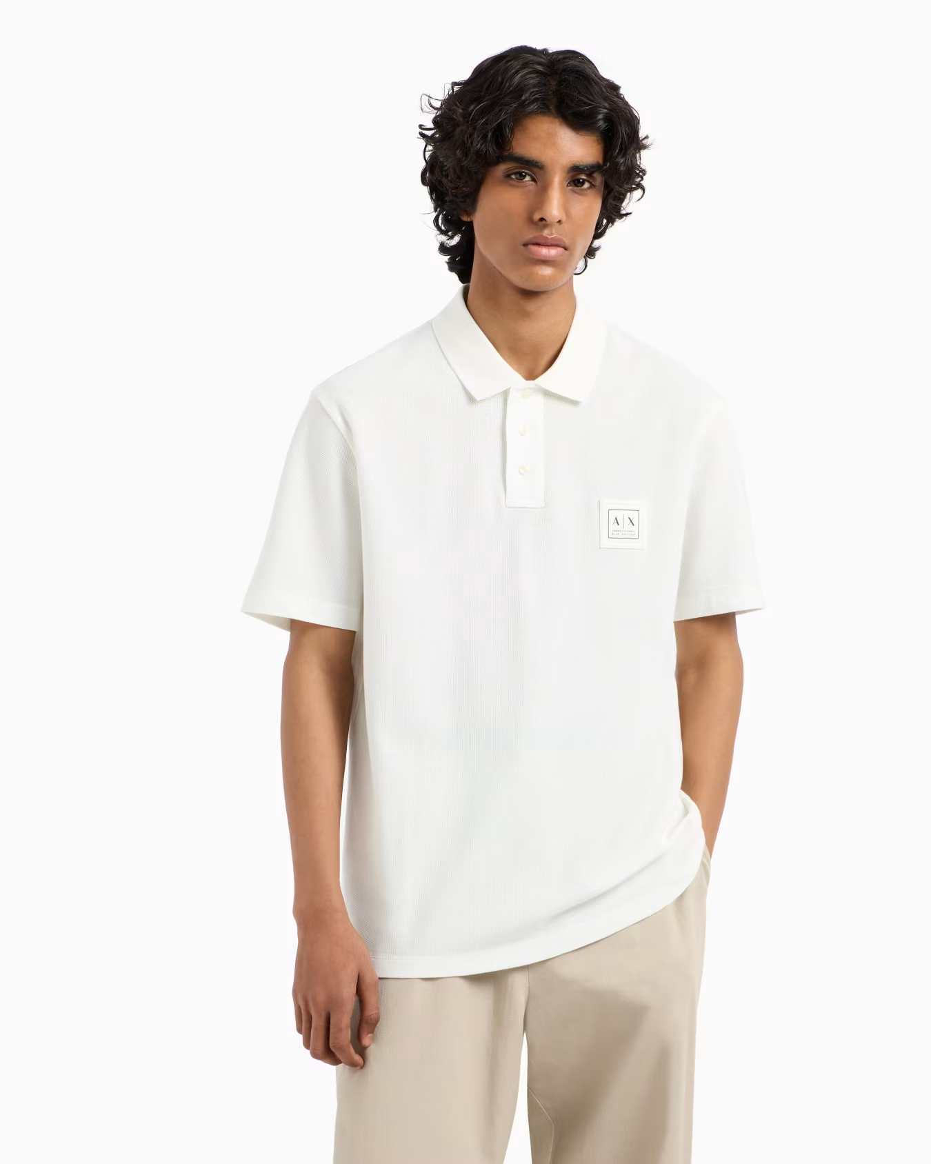 ARMANI EXCHANGE Regular Fit Pique Polo  XM000356