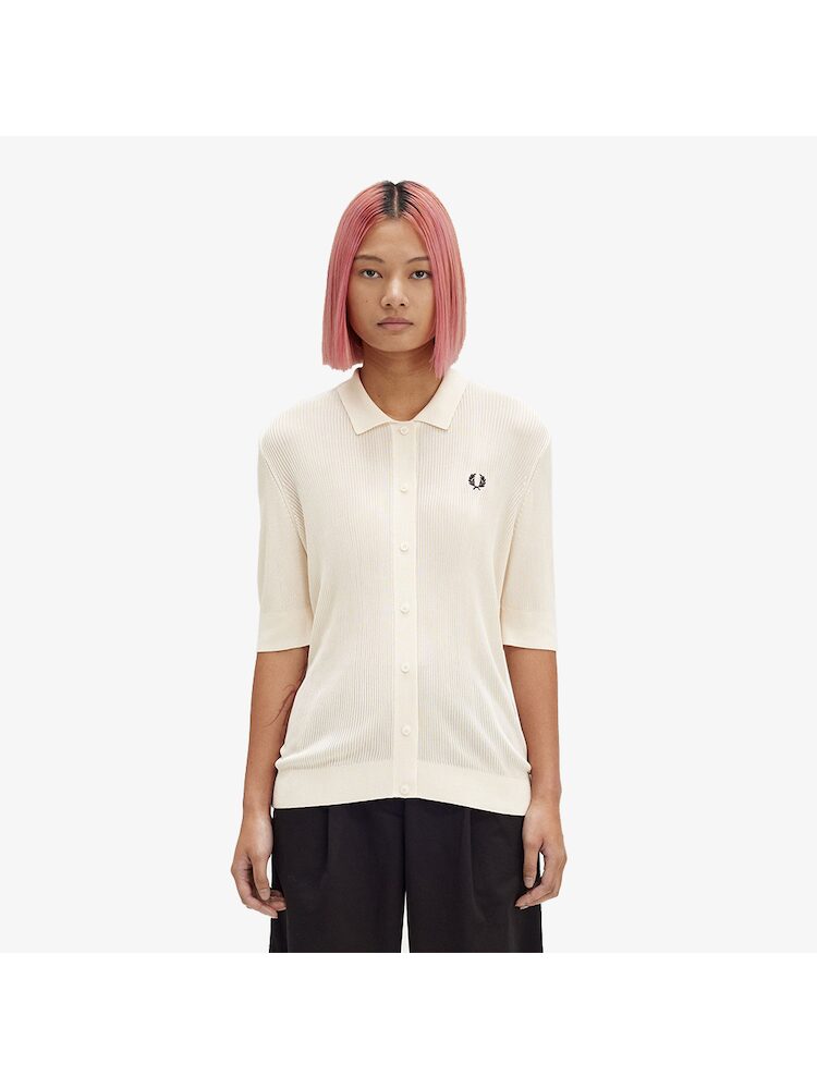 Fred Perry Ribbed Knitted Shirt Women K8106/560