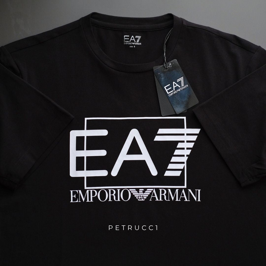 EMPORIO ARMANI EA7 Visibility Pima Cotton T-Shirt 3RPT62 PJ03Z