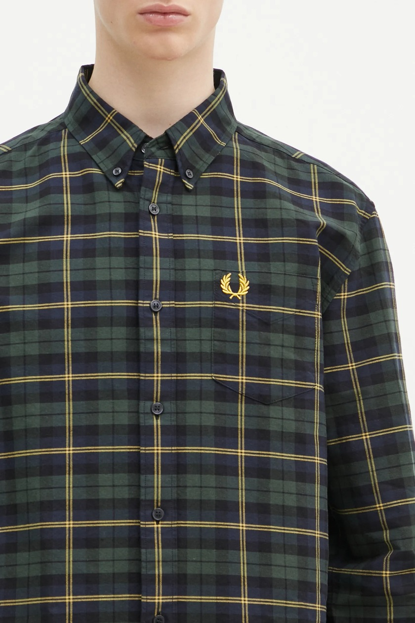 Fred Perry Oxford Tartan Shirt Long Sleeve M9621/608