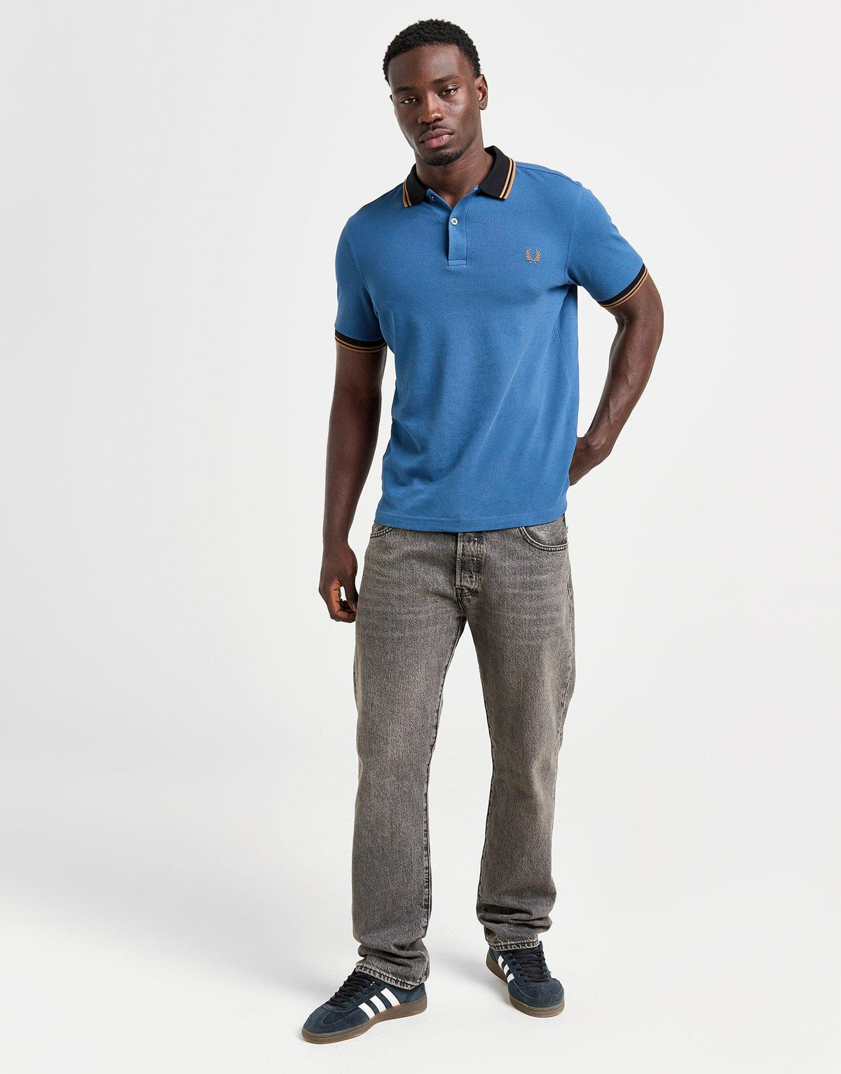 Fred Perry Polo Shirt Cowo Pria Kaos Kerah Man SM6566/143