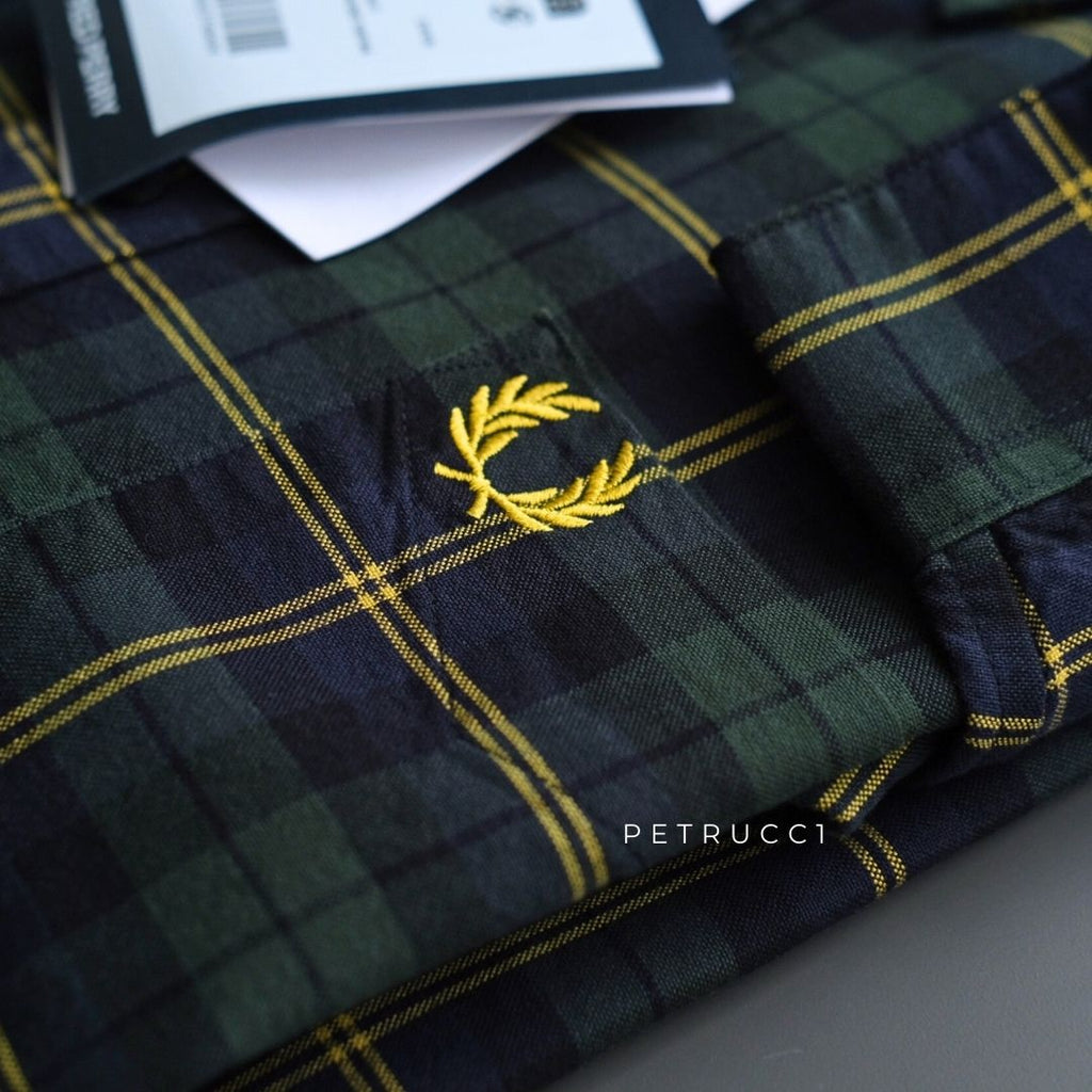 Fred Perry Oxford Tartan Shirt Long Sleeve M9621/608
