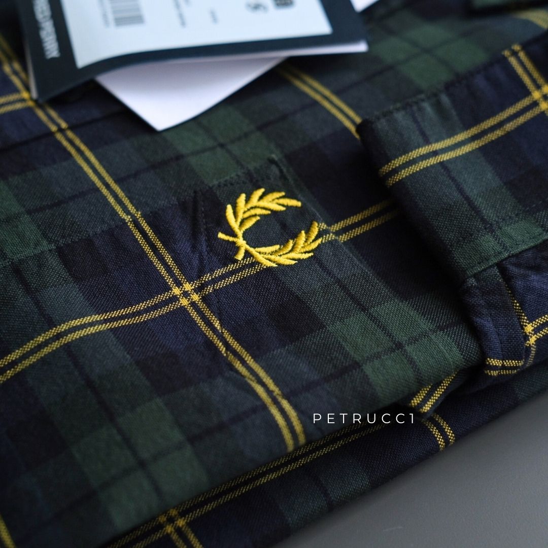 Fred Perry Oxford Tartan Shirt Long Sleeve M9621/608