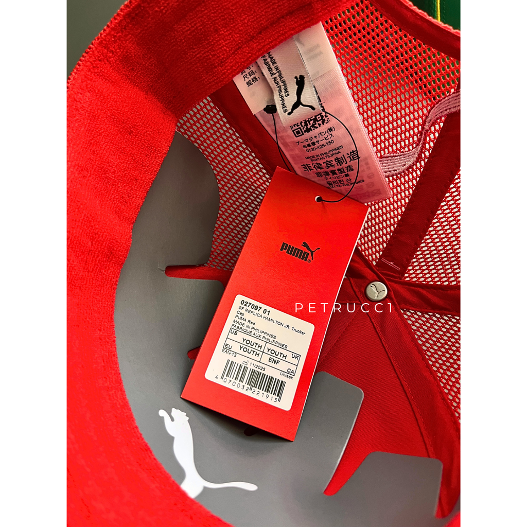 FERRARI F1 Hamilton Replica 2026 Puma Trucker Cap for Scuderia Ferrari