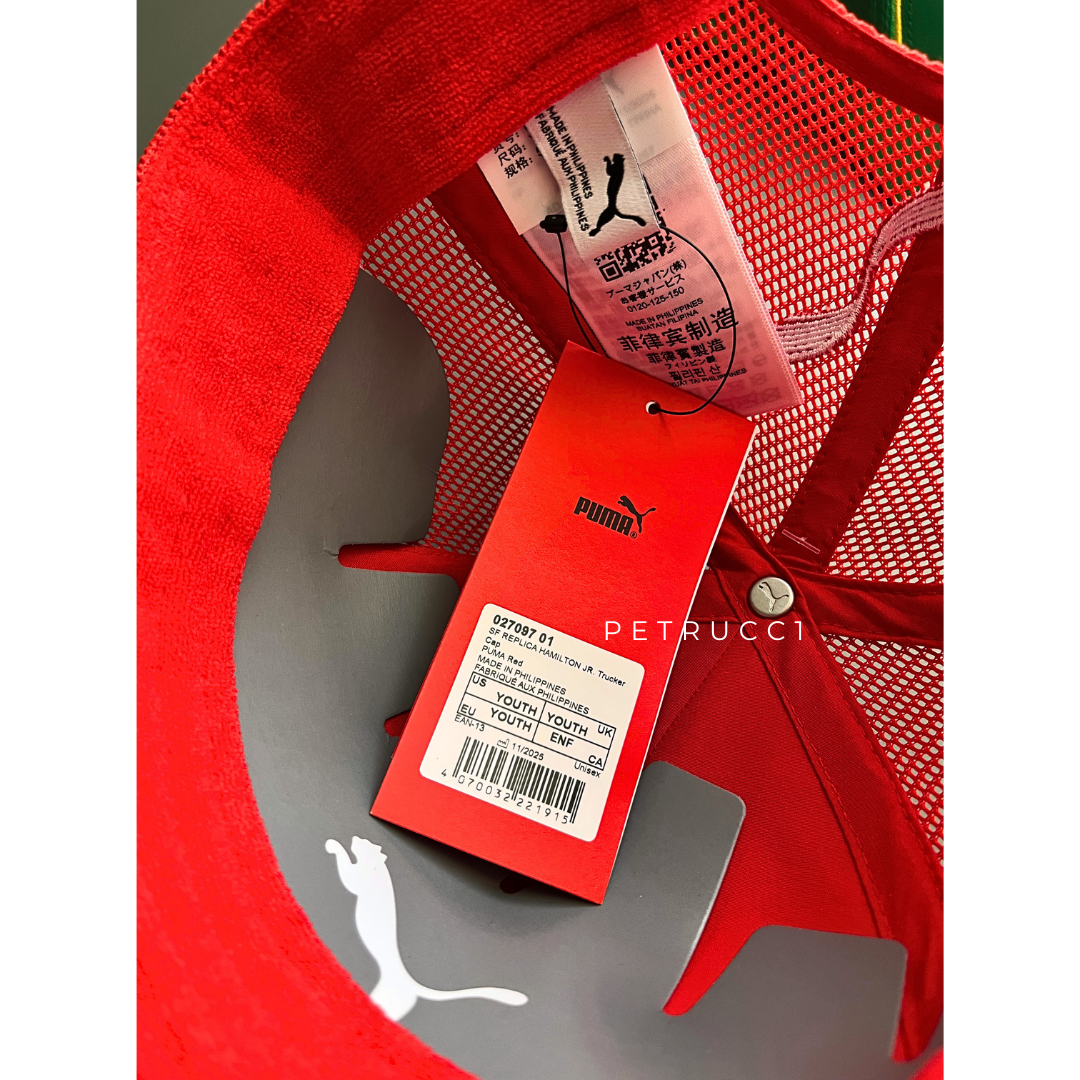 FERRARI F1 Hamilton Replica 2026 Puma Trucker Cap for Scuderia Ferrari