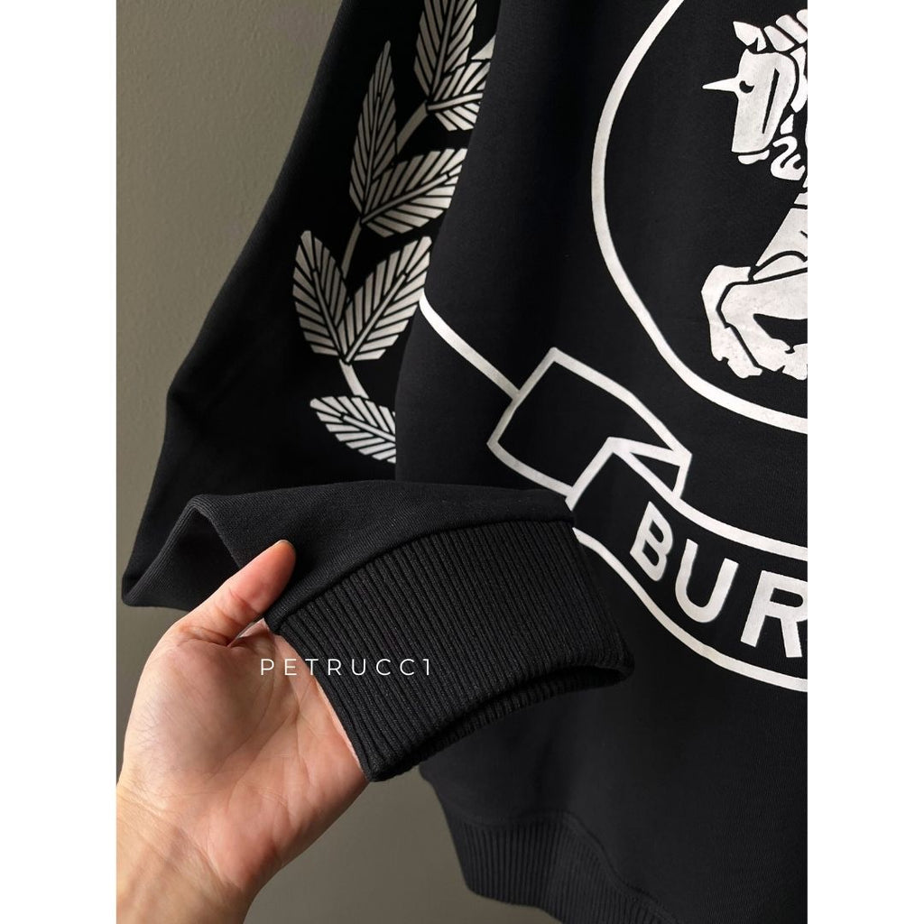 BURBERRY Avondale EKD Print Cotton Blend Hoodie 8057967