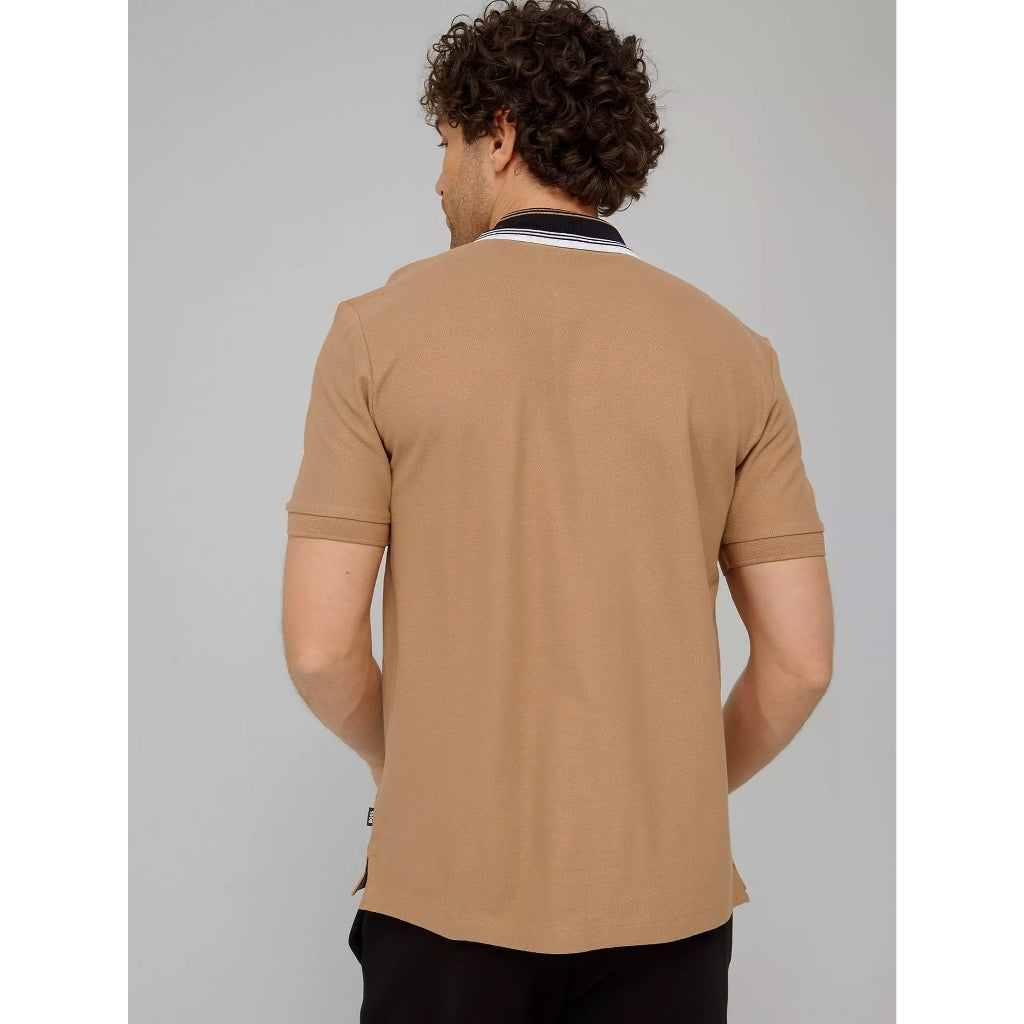 BOSS POLO SHIRT WITH STRIPED COLLAR  PHILLIPSON 118 50495709