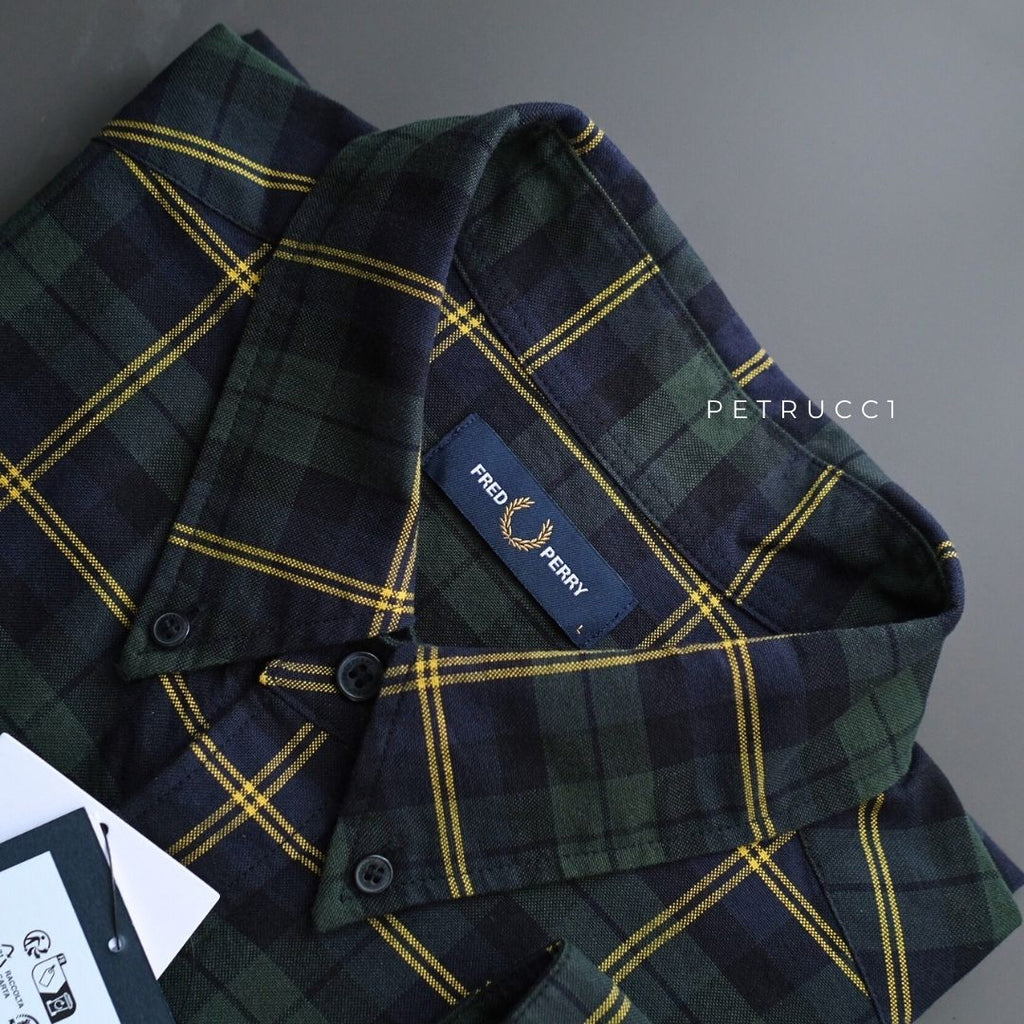 Fred Perry Oxford Tartan Shirt Long Sleeve M9621/608