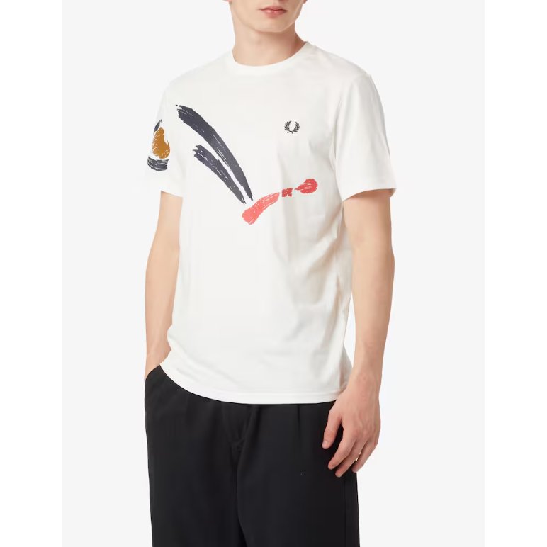 Fred Perry Tee Kaos T Shirt Cowo Kaos M3839/129