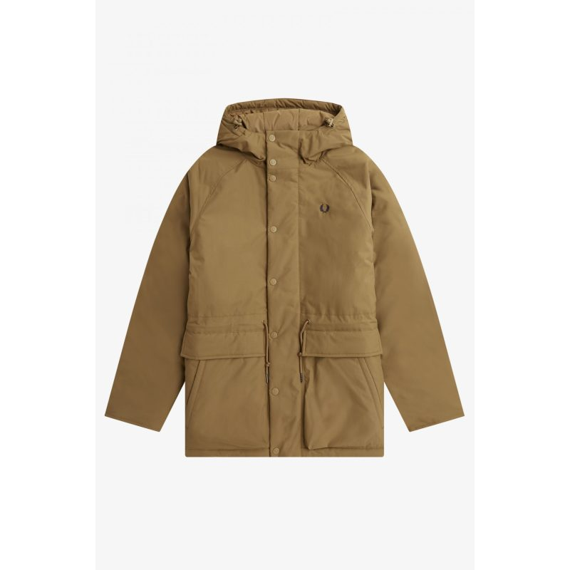 Fred Perry Padded Zip Through Parka Jacket J6516/P96