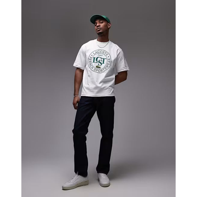 LACOSTE Loose Fit Heavy Cotton Printed T-shirt  TH2753