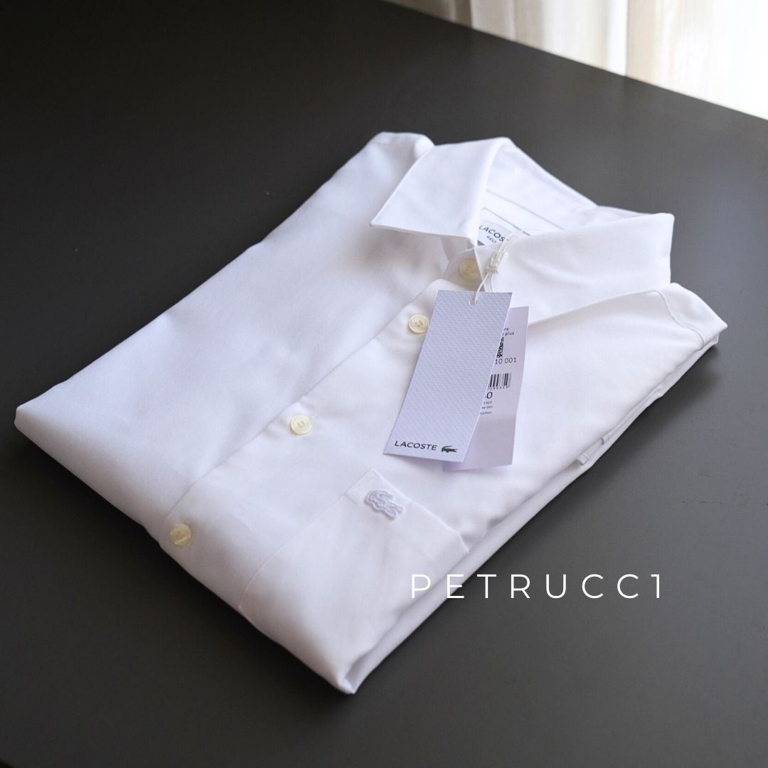 LACOSTE Regular Fit Short Sleeved Cotton Shirt CH8528