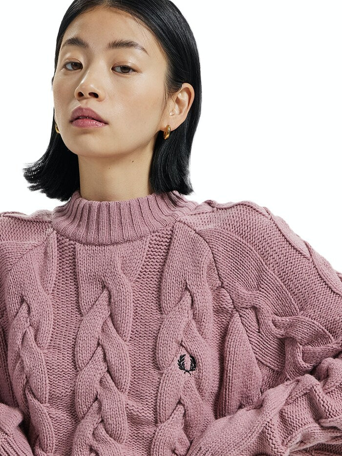 Fred Perry Women Cable Knit Jumper K4118/P94