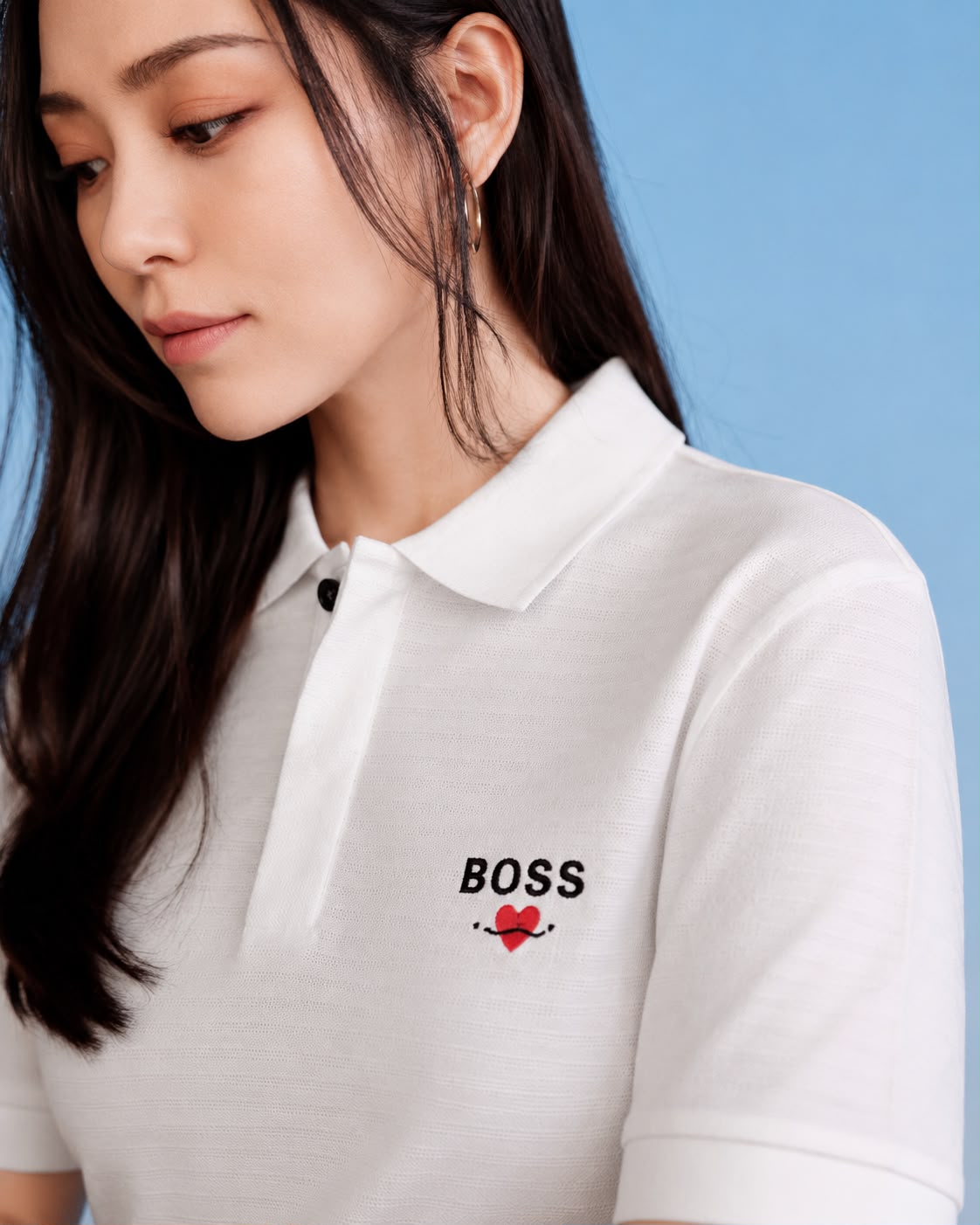 BOSS Polo Shirt Pique Cowo Pria 50463519