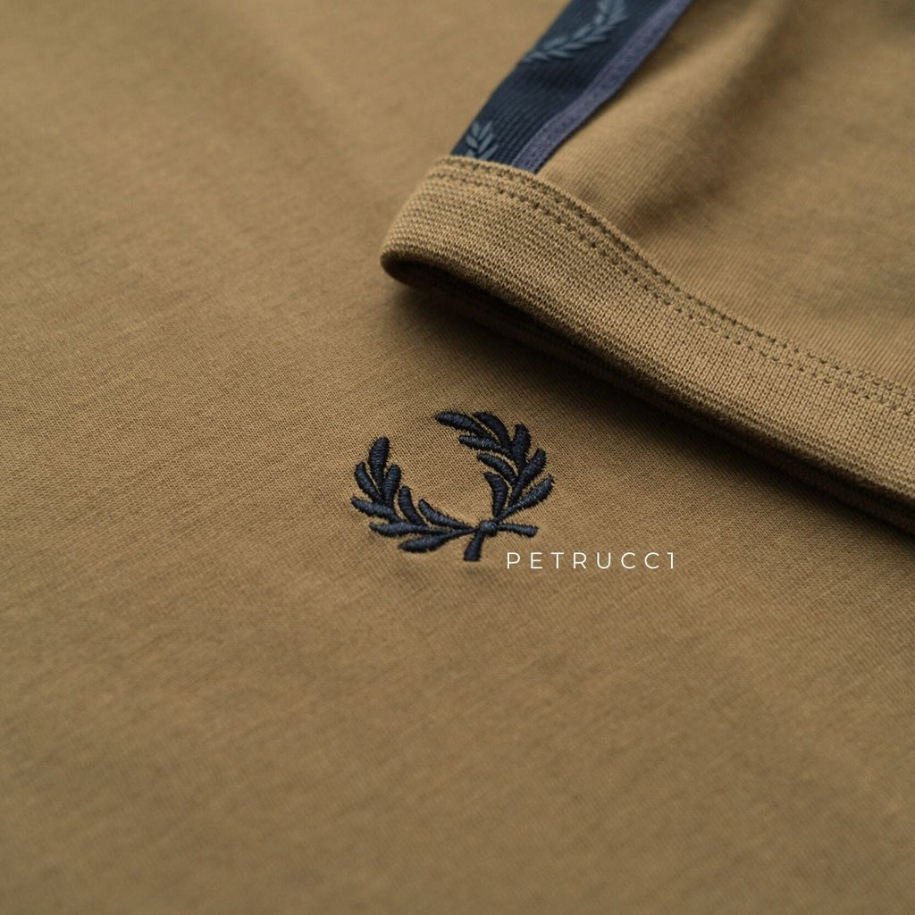 Fred Perry Contrast Tape Ringer T-Shirt Kaos M4613/Y97