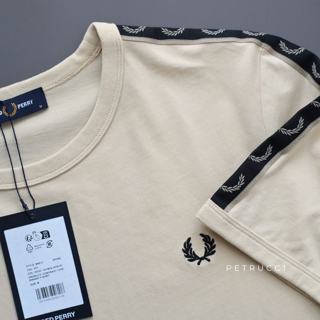 Fred Perry Contrast Tape Ringer T Shirt M4613/V57