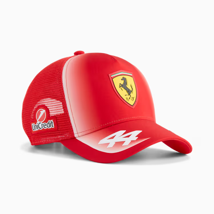 FERRARI F1 Hamilton Replica 2026 Puma Trucker Cap for Scuderia Ferrari