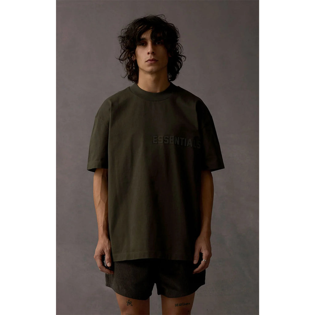 FOG FEAR OF GOD ESSENTIALS Off Black T-Shirt