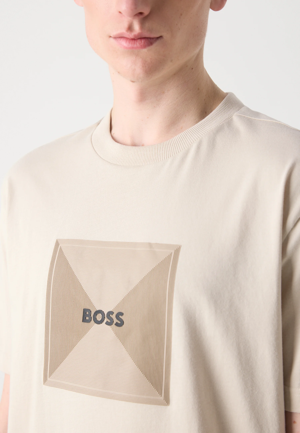 BOSS TEE LOGO RIB 99 50538096