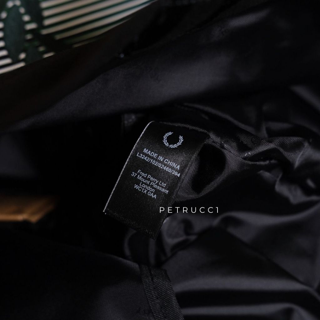 Fred Perry Glitch Graphic Tote Bag L3242