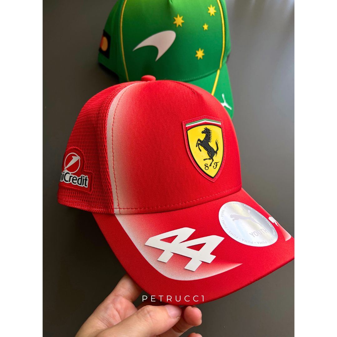FERRARI F1 Hamilton Replica 2026 Puma Trucker Cap for Scuderia Ferrari