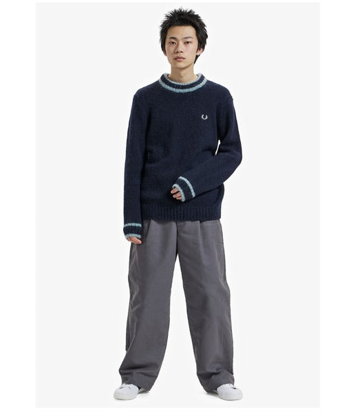 Fred Perry Alpaca Blend Crew Neck Jumper Sweater K4563/608