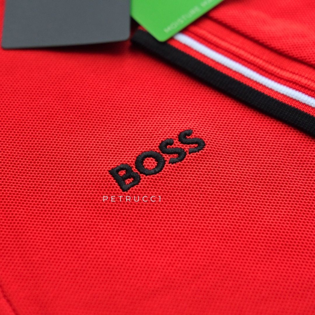 BOSS Polo shirt in cotton-blend piqué with S.Café  PADDY PRO 50249000