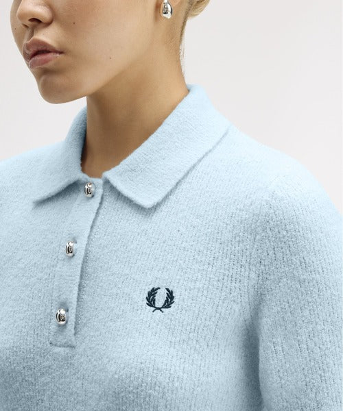 Fred Perry Textured Knitted Shirt Women K1113/R30