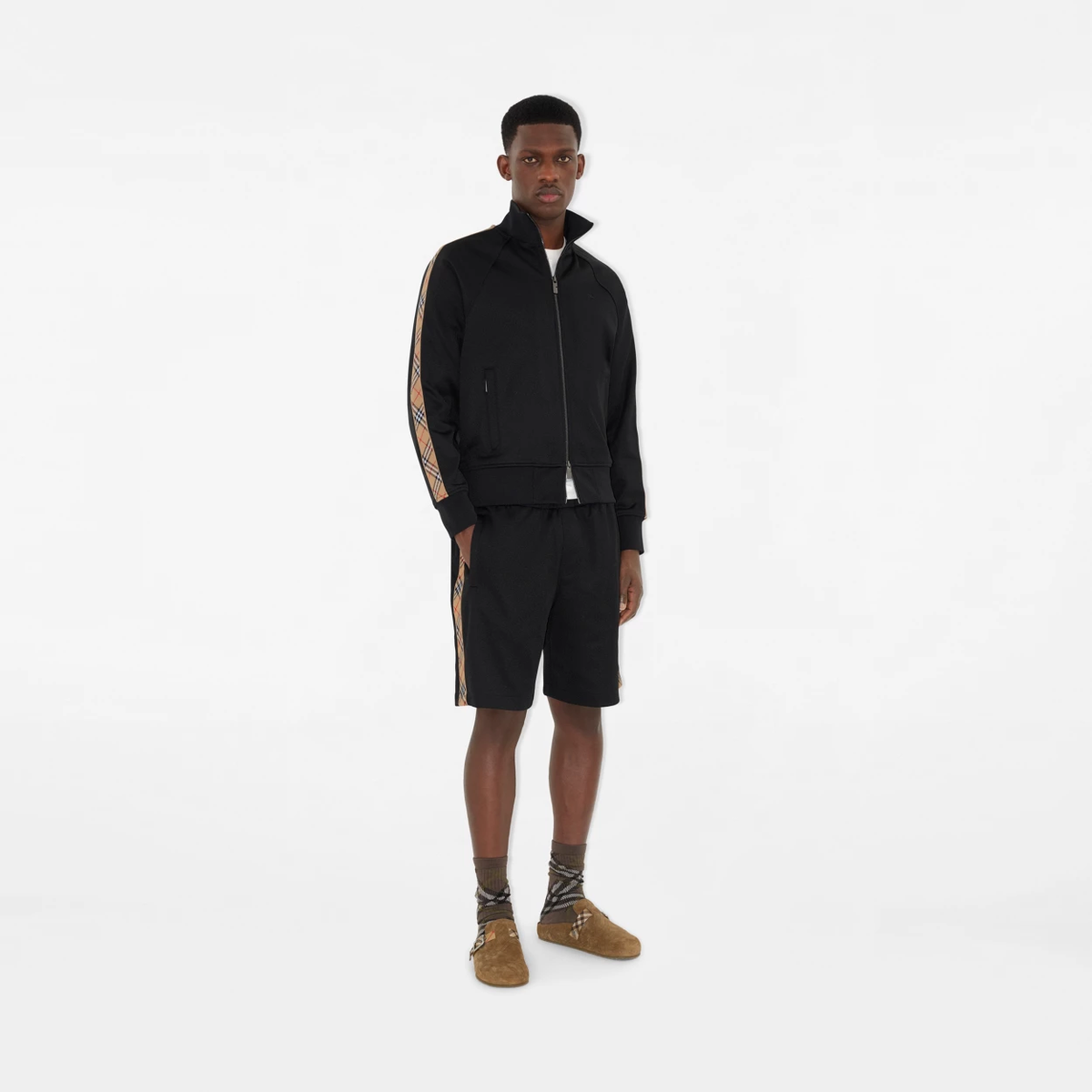 Burberry JACKET JAKET TRACK zip pria man outwear 8110563