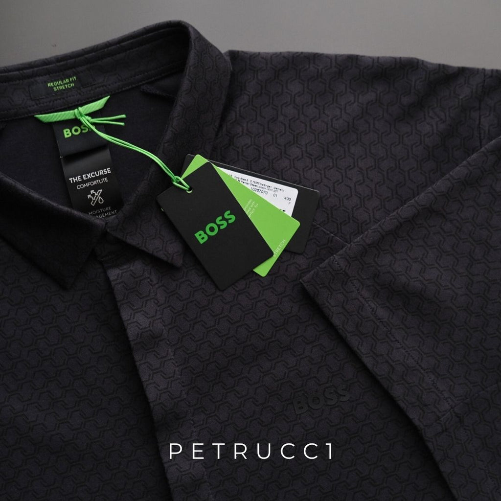 BOSS Knitted Cotton Piqué Shirt 50540196