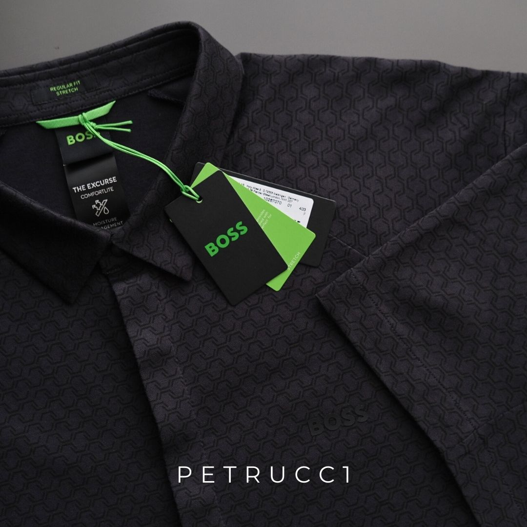 BOSS Knitted Cotton Piqué Shirt 50540196