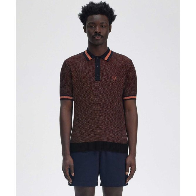 Fred Perry Polo Shirt Collar Stripes K9747/608