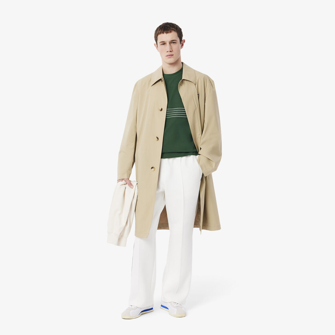 LACOSTE Embroidered Badge Pique T Shirt TH0025