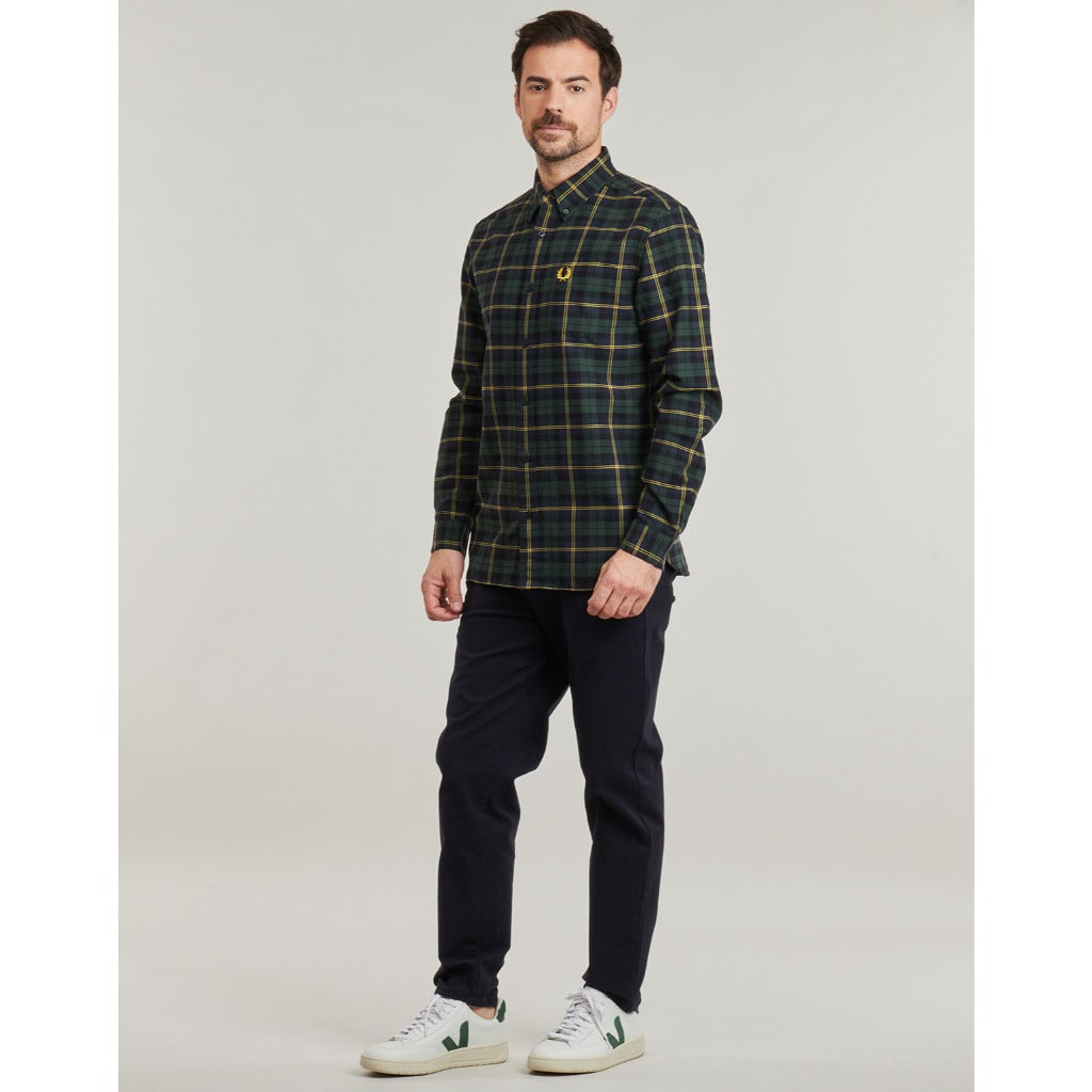 Fred Perry Oxford Tartan Shirt Long Sleeve M9621/608