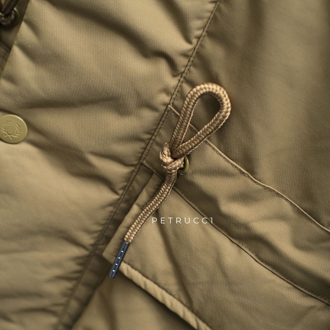 Fred Perry Padded Zip Through Parka Jacket J6516/P96