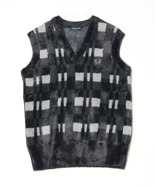 Fred Perry Textured Chequerboard Tank Vest K8568/102