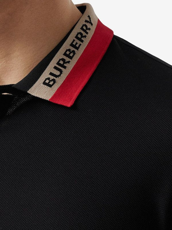BURBERRY Edney Contrasting Collar Polo Shirt 8039265