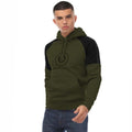Fred Perry  Circle Branded Taped Sleeve Hooded Sweatshirt M5564/Q55