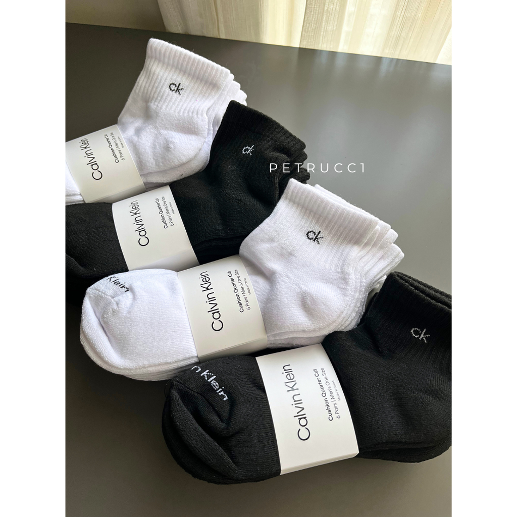 CALVIN KLEIN socks kaos kaki cowo pria CKM213QT03001