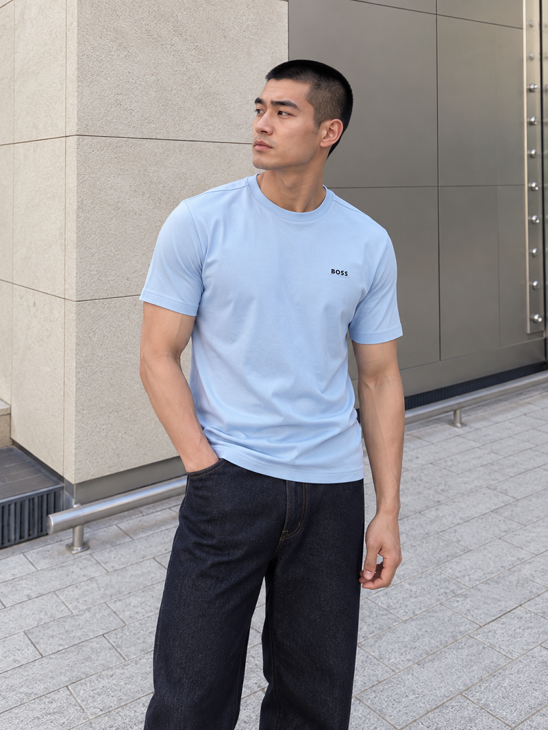 BOSS kaos t shirt tee cotton katun cowo pria man men 50506373/451