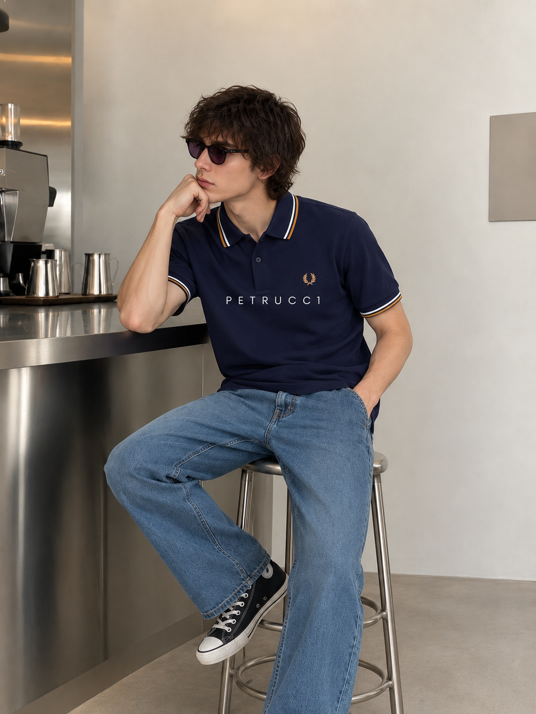 Fred Perry Original Polo Shirt Cowo Original Kaos Pria Lengan Pendek Short M3600/73C