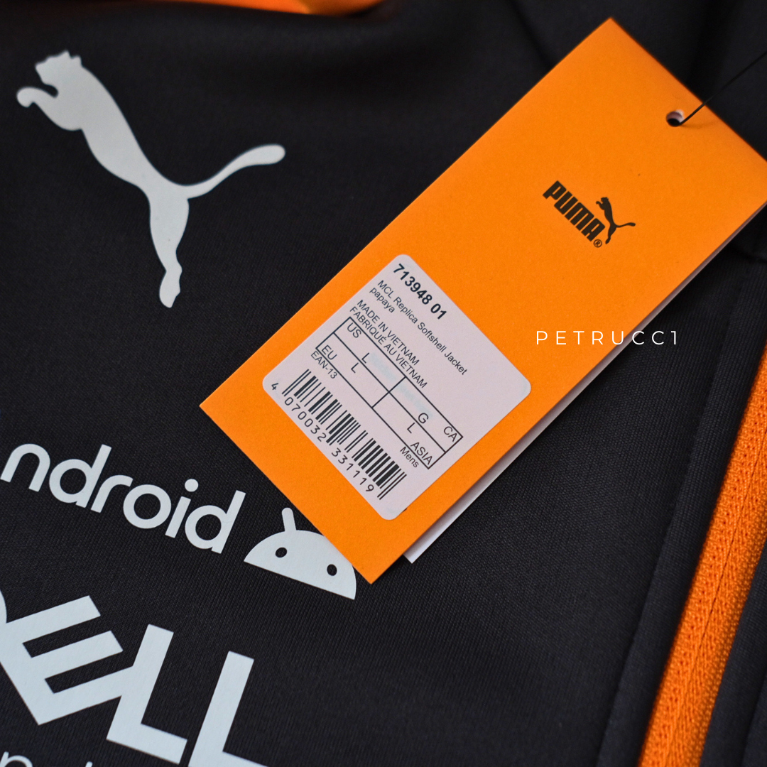 F1 MCLAREN 2026 PUMA x McLAREN RACING Replica Softshell Jacket Men