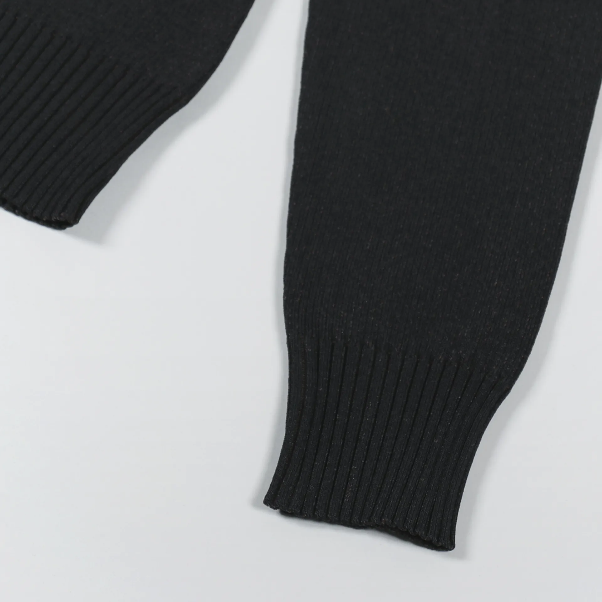 Fred Perry Womens Roll Neck Ribbed Jumper Black Women K4116/102