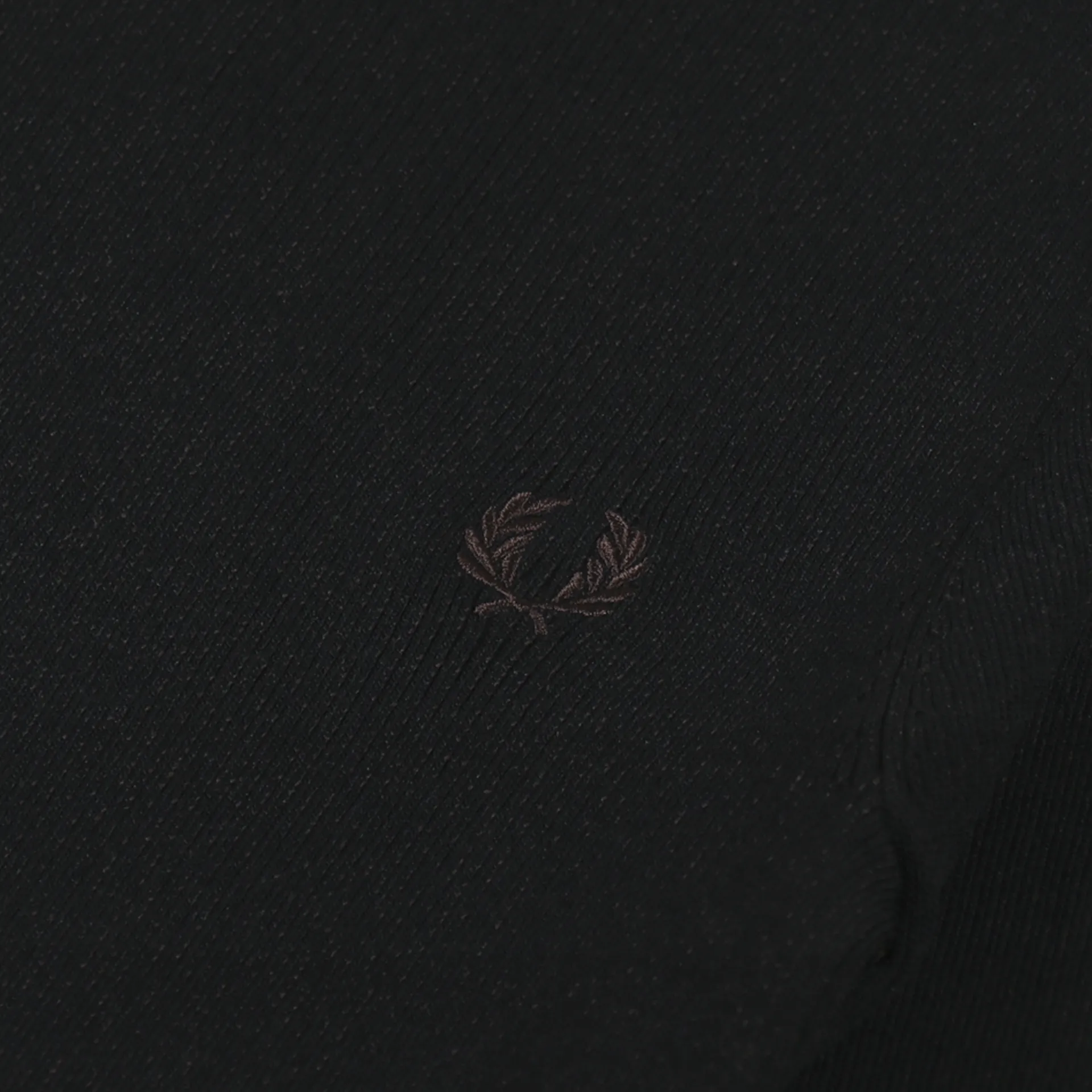 Fred Perry Womens Roll Neck Ribbed Jumper Black Women K4116/102