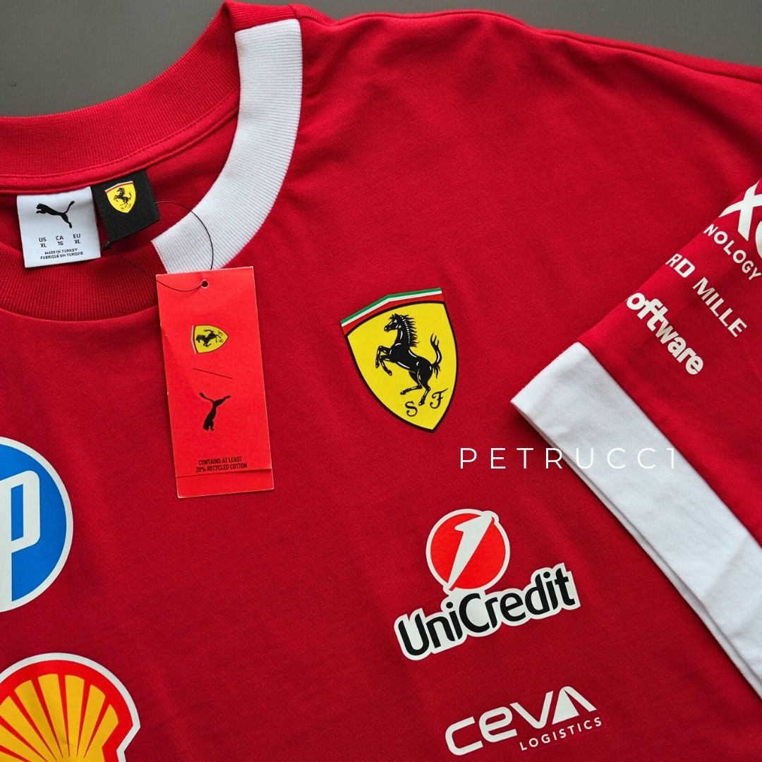 F1 SCUDERIA FERRARI 2025 Scuderia Ferrari 2025 Drivers Tee Men T Shirt
