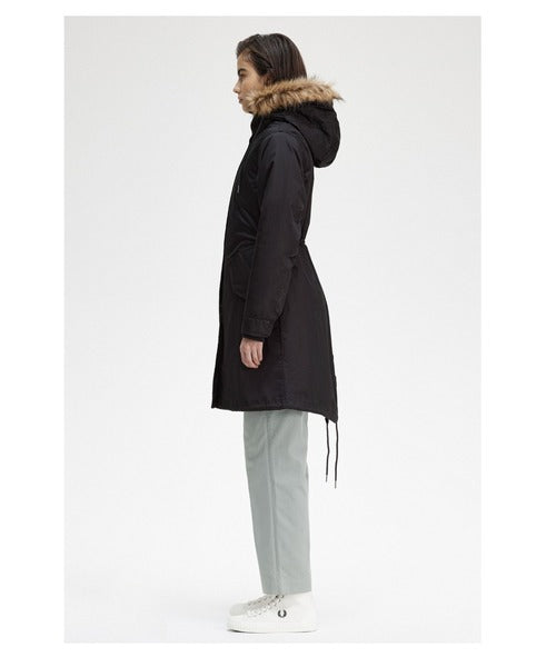 Fred Perry Womens Zip-In Liner Fishtail Parka J6104/102